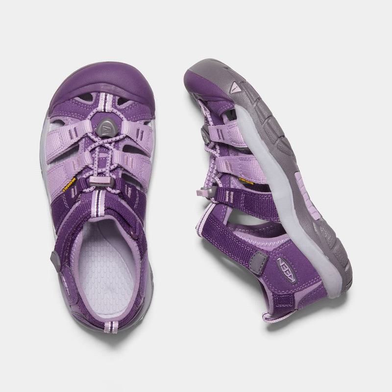 Sandalias Keen Newport H2 Para Niños Morados - Sandalias Keen Mexico (046985-ZYD)